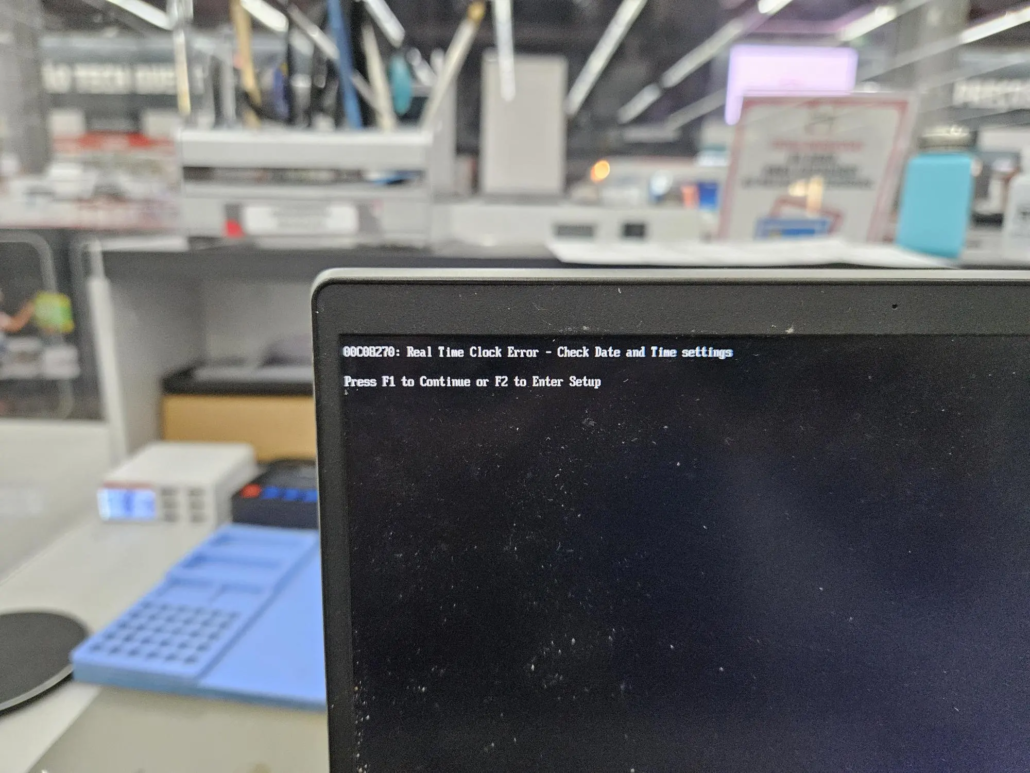 Lenovo Erro 00c08270: Real Time Clock Error
